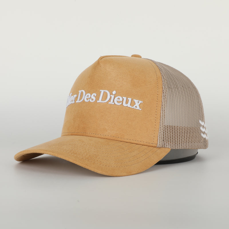 Mer Des Dieux Suede Trucker Hat