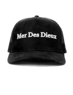 Mer Des Dieux Suede Trucker Hat