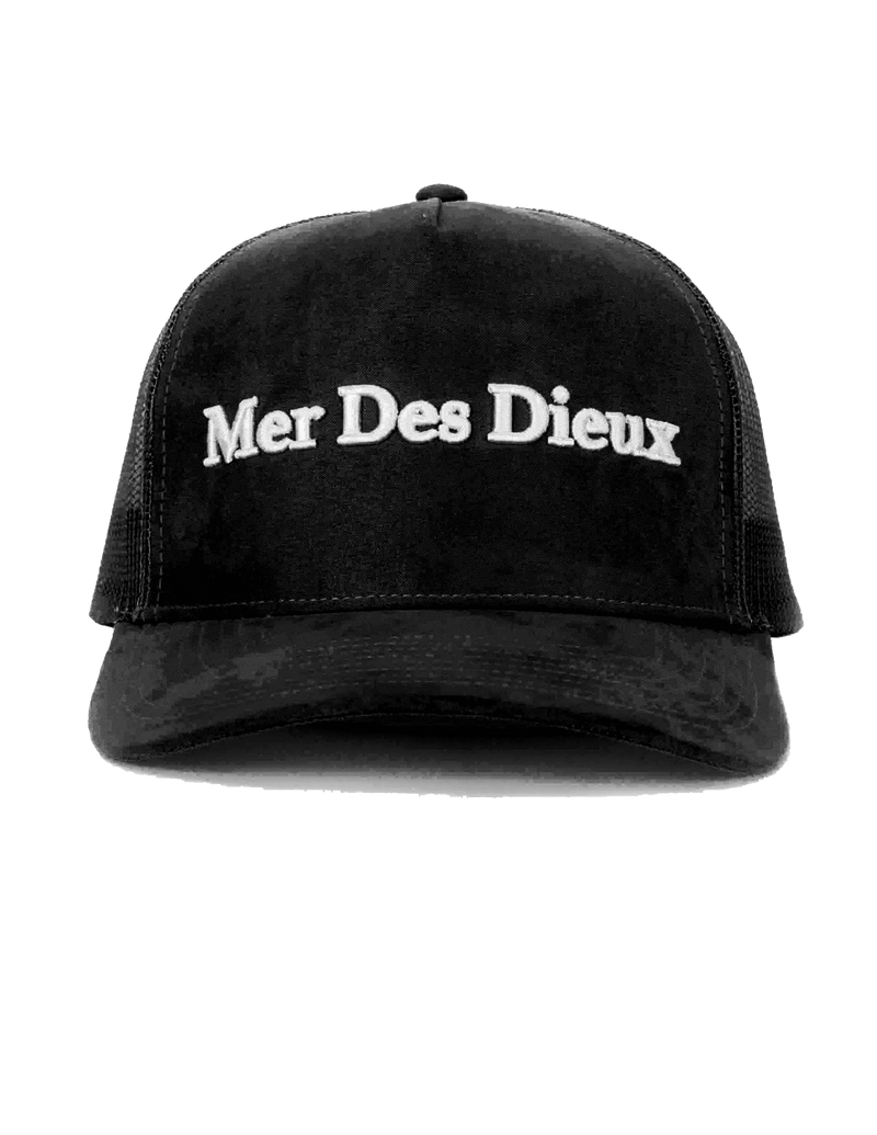 Mer Des Dieux Suede Trucker Hat